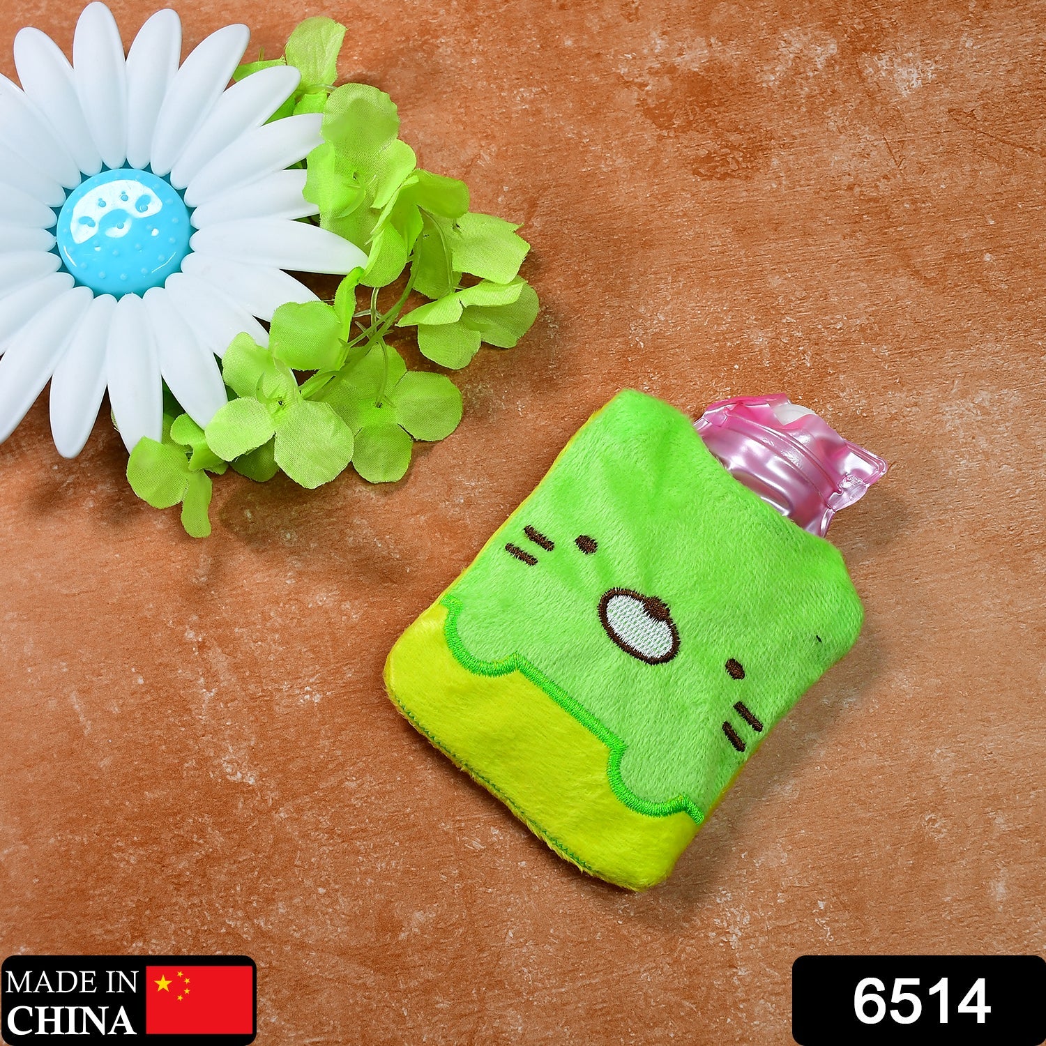 6514 Green Kitty small Hot Water Bag with Cover for Pain Relief, Neck, Shoulder Pain and Hand, Feet Warmer, Menstrual Cramps. DeoDap 6514 Green Kitty small Hot Water Bag with Cover for Pain Relief, Neck, Shoulder Pain and Hand, Feet Warmer, Menstrual Cramps. DeoDap